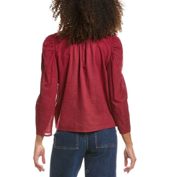 St. Roche Poppy Blouse in Berry and Ivory Embroidery. Size 4. NWT! - Picture 2 of 8